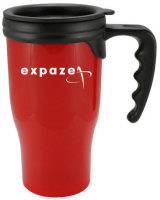 Travel Mugs: 14oz Plastic Travel Mugs